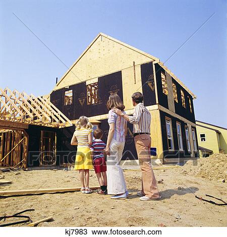 Family In Front Of A House View Large Photo Image Stock Image - Family In Front Of A House . Fotosearch