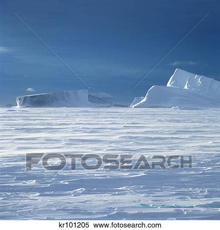 Fast Ice And Icebergs Antarctica View Large Photo Image Stock Photography - Fast Ice And Icebergs Antarctica . Fotosearch
