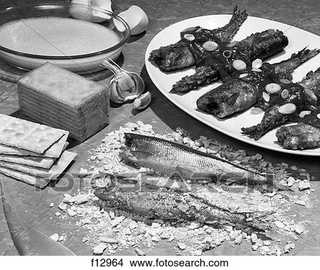 Fish Dinner Retro View Large Photo Image Picture - Fish Dinner Retro. Fotosearch