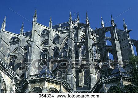 Flying Buttresses Cathedral Le Mans, France View Large Photo Image Picture - Flying Buttresses Cathedral Le Mans, France. Fotosearch