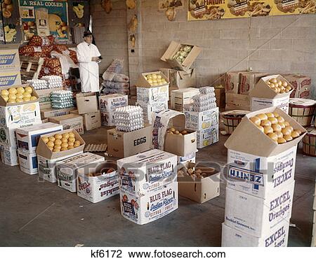 Stock Image - Food Distribution Center. Fotosearch