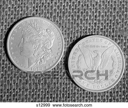 Front & Back Sides Of 1878 One Dollar Coin View Large Photo Image Stock Photo - Front & Back Sides Of 1878 One Dollar Coin . Fotosearch