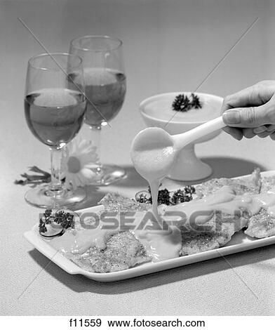 Haddock Filet Sauce Dinner Retro View Large Photo Image Stock Photo - Haddock Filet Sauce Dinner Retro. Fotosearch