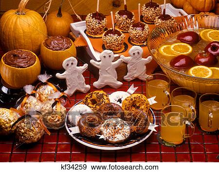Halloween Dessert Buffet View Large Photo Image Stock Photo - Halloween Dessert Buffet. Fotosearch
