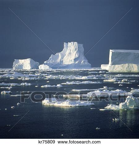 Icebergs Antarctica View Large Photo Image Stock Photo - Icebergs Antarctica . Fotosearch