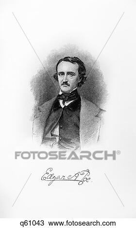 Illustration Portrait Edgar Allan Poe 1809-1849 Macabre Poet Writer Author The Raven Fall Of The House Of Usher Gothic View Large Photo Image Stock Image - Illustration Portrait Edgar Allan Poe 1809-1849 Macabre Poet Writer Author The Raven Fall Of The House Of Usher Gothic. Fotosearch