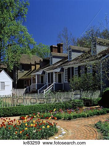 In Colonial Williamsburg Virginia View Large Photo Image Stock Photo - In Colonial Williamsburg Virginia . Fotosearch