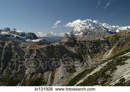 Italian Alps Dolomites North Of Cortina D'Ampezzo Parco Naturale Dolomiti De Sesto View Large Photo Image Stock Photo - Italian Alps Dolomites North Of Cortina D'Ampezzo Parco Naturale Dolomiti De Sesto. Fotosearch
