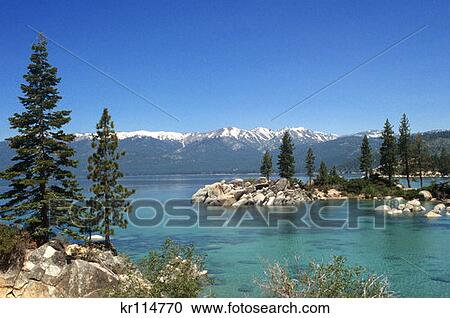 Lake Tahoe Nv Lake Tahoe Nevada State Park View Large Photo Image Stock Image - Lake Tahoe Nv Lake Tahoe Nevada State Park . Fotosearch