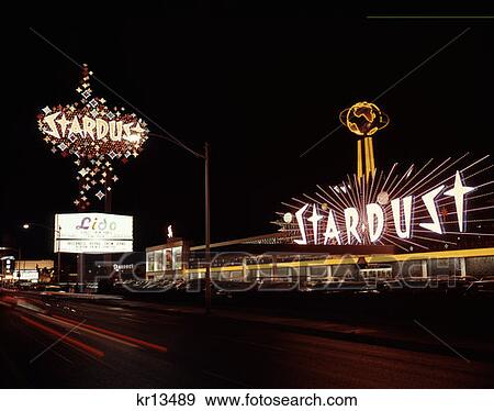 Stock Photo - Las Vegas Stardust Casino Gambling 1970 1970S Retro. Fotosearch
