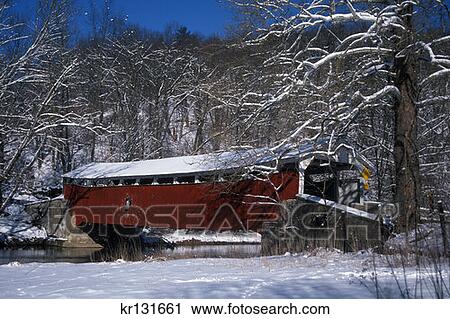 Lehigh County Pennsylvania Snow Covered Country Bridge View Large Photo Image Stock Image - Lehigh County Pennsylvania Snow Covered Country Bridge . Fotosearch