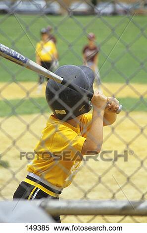 Stock Photography - Little League Baseball In Fairmount Park Near Parkway Philadelphia Pa. Fotosearch