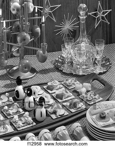 Little Smorgasbord Hors Doeuvres Retro View Large Photo Image Stock Photo - Little Smorgasbord Hors Doeuvres Retro. Fotosearch