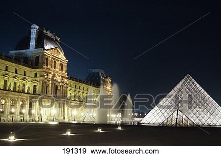 Stock Photo - Louvre Paris. Fotosearch