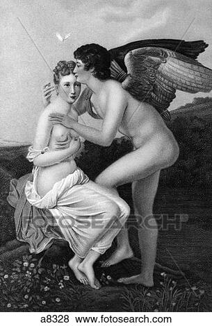 Love Of Psyche By F. P. Gerard - Angel Whispering Into Woman'S Ear View Large Photo Image Stock Photo - Love Of Psyche By F. P. Gerard - Angel Whispering Into Woman'S Ear . Fotosearch