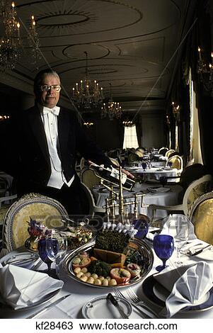 Maitre'D In Dining Room Elegant Hotel Fine Service Boston Ma View Large Photo Image Stock Image - Maitre'D In Dining Room Elegant Hotel Fine Service Boston Ma . Fotosearch