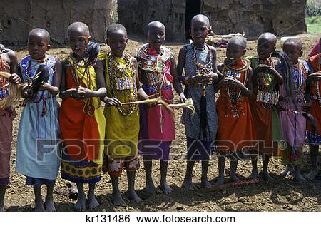 Masai Mara, Kenya Masai Children Singing View Large Photo Image Stock Photograph - Masai Mara, Kenya Masai Children Singing. Fotosearch