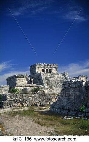 Maya Ruins Tulum, Mexico Yucatan View Large Photo Image Stock Photograph - Maya Ruins Tulum, Mexico Yucatan. Fotosearch