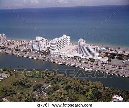 Miami Beach Aerial View Large Photo Image Stock Image - Miami Beach Aerial . Fotosearch
