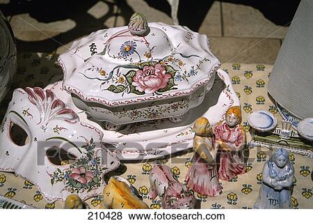 Moustiers Ste Marie France Pottery Shop Display View Large Photo Image Stock Photo - Moustiers Ste Marie France Pottery Shop Display . Fotosearch