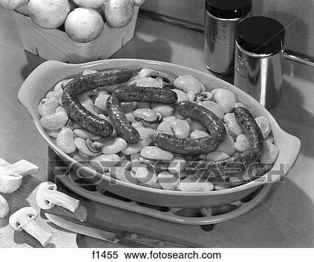 Mushrooms Sausages Frying Pan Retro View Large Photo Image Stock Photography - Mushrooms Sausages Frying Pan Retro. Fotosearch