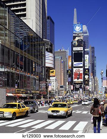 New York Ny Times Square Broadway And 7Th Avenue View Large Photo Image Stock Image - New York Ny Times Square Broadway And 7Th Avenue . Fotosearch