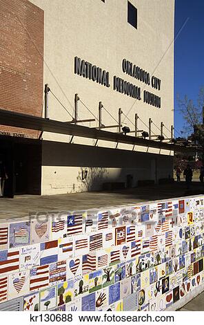 Oklahoma City Ok Oklahoma City National Memorial Children'S Artwork View Large Photo Image Stock Photo - Oklahoma City Ok Oklahoma City National Memorial Children'S Artwork . Fotosearch