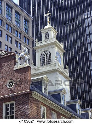 Old State House 1712 Temple Of Liberty Headquarters Of Bostonian Boston, Massachusetts View Large Photo Image Stock Image - Old State House 1712 Temple Of Liberty Headquarters Of Bostonian Boston, Massachusetts. Fotosearch