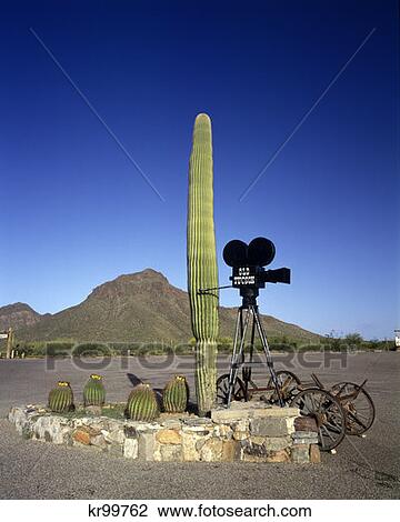 Stock Image - Old Tucson Near Tucson, Arizona. Fotosearch