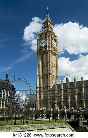 Stock Photo - Parliament Building Big Ben London, England. Fotosearch