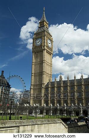 Stock Photo - Parliament Building Big Ben London, England. Fotosearch