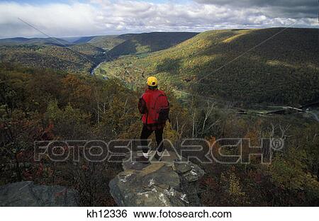Person Hiking Blackwell Tioga County Pa  View Large Photo Image Stock Photograph - Person Hiking Blackwell Tioga County Pa . Fotosearch