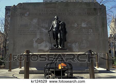 Philadelphia Pa George Washington Statue At Tomb Of The Unknown Soldier In Washington Square View Large Photo Image Stock Photo - Philadelphia Pa George Washington Statue At Tomb Of The Unknown Soldier In Washington Square . Fotosearch