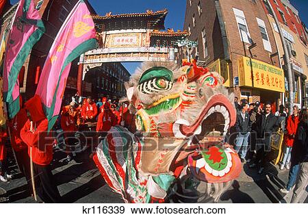 Philadelpia Pa Chinese New Year Parade View Large Photo Image Stock Photo - Philadelpia Pa Chinese New Year Parade . Fotosearch