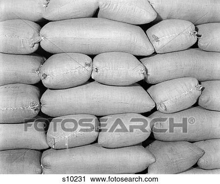 Pile Sacks In Overall Pattern View Large Photo Image Stock Image - Pile Sacks In Overall Pattern . Fotosearch