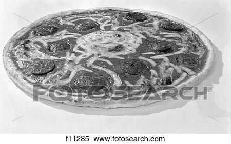 Pizza Pie Retro View Large Photo Image Stock Photography - Pizza Pie Retro. Fotosearch