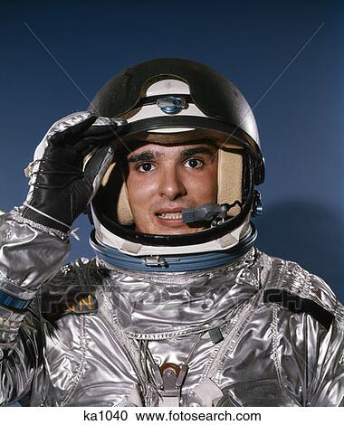 Portrait Of Man In Silver Astronaut Suit Studio View Large Photo Image Stock Image - Portrait Of Man In Silver Astronaut Suit Studio . Fotosearch