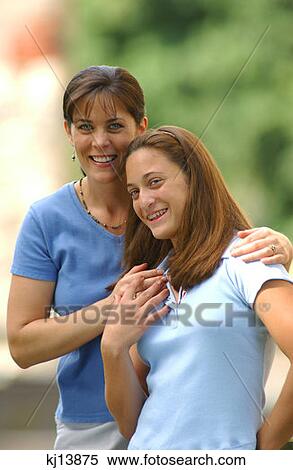 Portrait Of Mother And Daughter View Large Photo Image Stock Photography - Portrait Of Mother And Daughter. Fotosearch