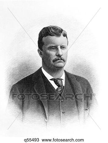 Portrait Theodore Roosevelt 26Th American President Republican View Large Photo Image Stock Image - Portrait Theodore Roosevelt 26Th American President Republican. Fotosearch