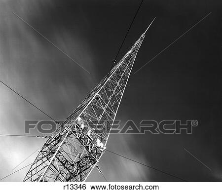 Radio Aerial Antennae Retro Wlw View Large Photo Image Stock Photograph - Radio Aerial Antennae Retro Wlw. Fotosearch
