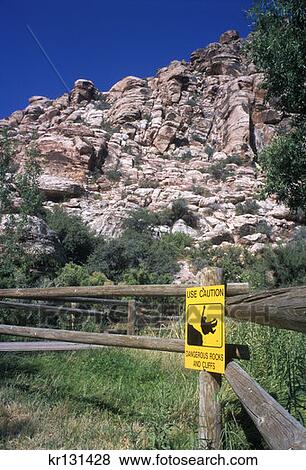 Stock Photo - Red Rock Canyon, Nevada Recreation Area. Fotosearch