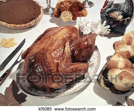 Stock Photography - Roast Turkey Dinner . Fotosearch