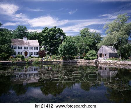 Sandwich Cape Cod Ma Dexter Grist Mill On Lower Shawme Pond View Large Photo Image Stock Image - Sandwich Cape Cod Ma Dexter Grist Mill On Lower Shawme Pond . Fotosearch
