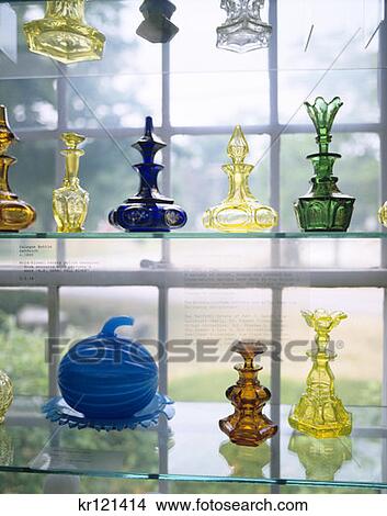 Sandwich, Cape Cod, Ma Sandwich Glass Museum Exhibit Of Glass From 1800S View Large Photo Image Picture - Sandwich, Cape Cod, Ma Sandwich Glass Museum Exhibit Of Glass From 1800S. Fotosearch