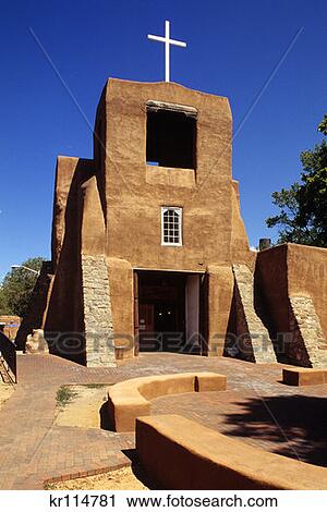 Santa Fe, Nm San Miguel Chapel View Large Photo Image Stock Image - Santa Fe, Nm San Miguel Chapel. Fotosearch