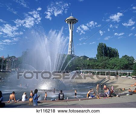 Stock Photo - Seattle, Wa Space Needle. Fotosearch