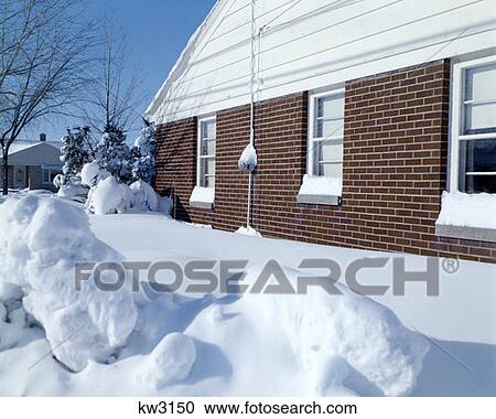 Snow House 1970 1970S View Large Photo Image Stock Image - Snow House 1970 1970S. Fotosearch