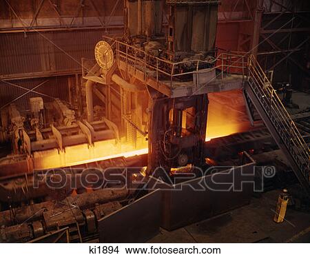 Picture - Steel Rolling Mill. Fotosearch