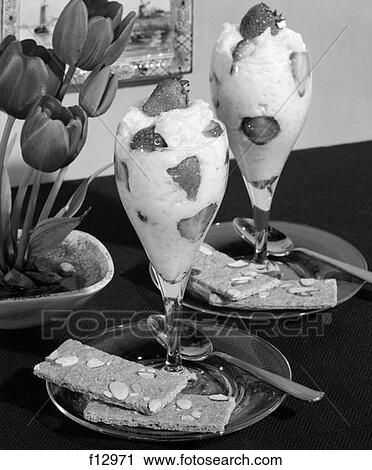 Strawberry Dessert Tulips Retro Parfait Glasses Tulips Dutch Cookie Jan Hagel View Large Photo Image Stock Image - Strawberry Dessert Tulips Retro Parfait Glasses Tulips Dutch Cookie Jan Hagel. Fotosearch