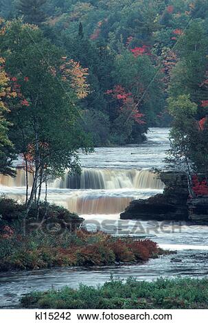 Stock Image - Tahquamenon State Park Michigan . Fotosearch